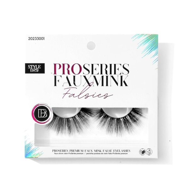 ProSeries Premium Faux Mink Falsies (D29) Natural False Individual Eyelashes NEW - Picture 1 of 2